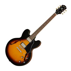 Guitarra Eléctrica Epiphone ES-335 Semi-Hollow  Vintage Sunburst