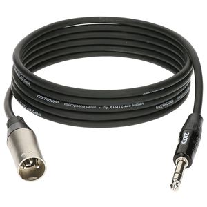 Cable de micrófono XLR/Jack Klotz GRG1MP03.0 - 3m