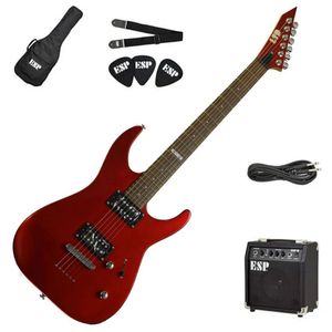 Pack guitarra electrica Ltd PACK M-10 color rojo