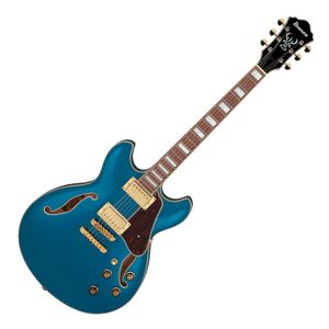 Guitarra Eléctrica Ibanez Semi-hollow  AS73G - Prussian Blue Metallic