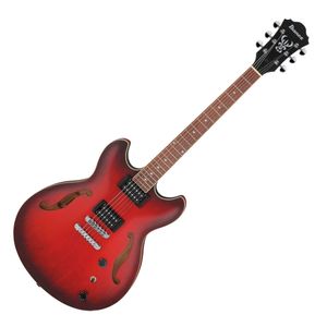 Guitarra eléctrica Ibanez Semi-Hollow AS53 - Sunburst Red Flat