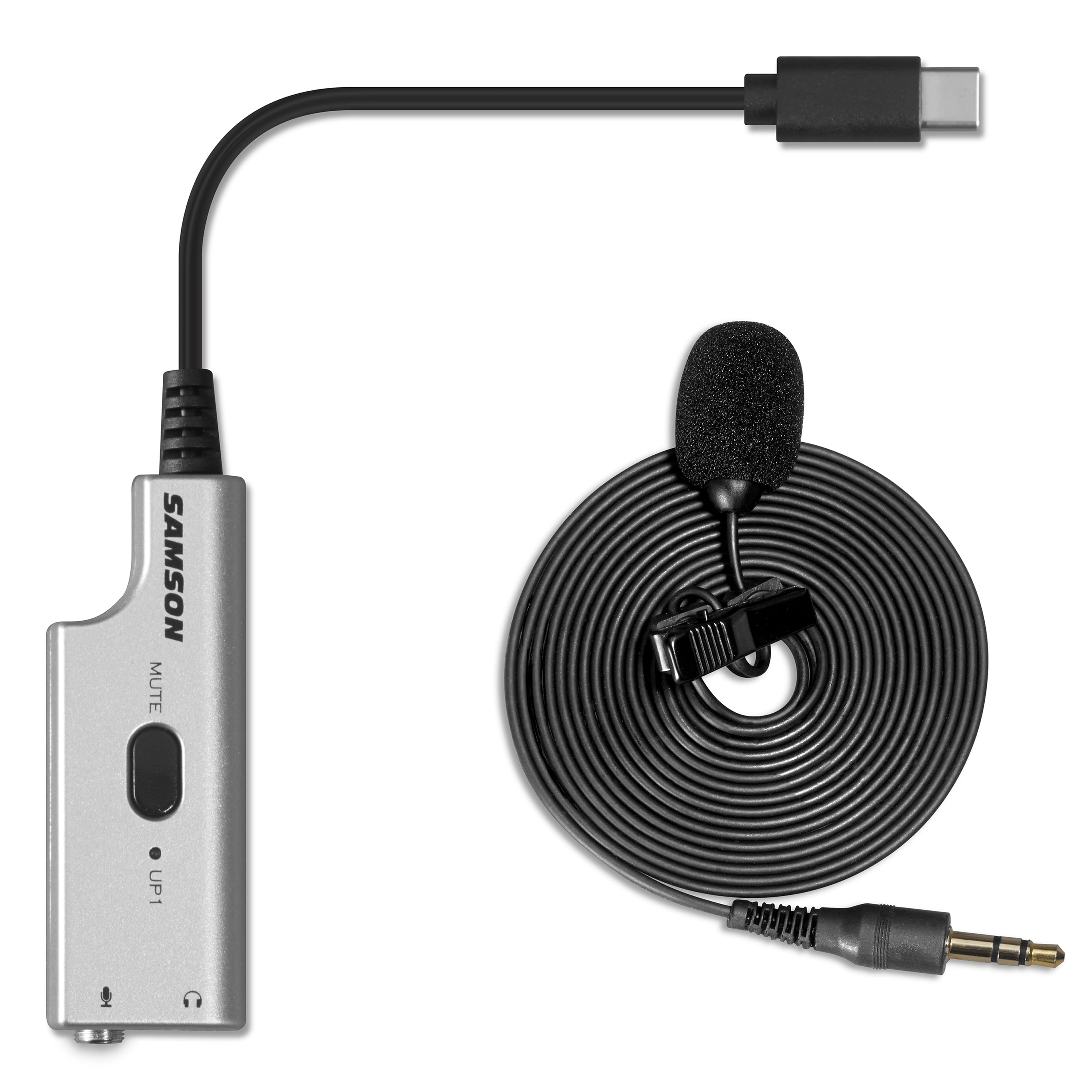 Micrófono lavalier Samson LMU1 USB - Audiomusica