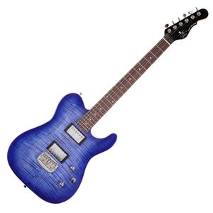 Guitarra Eléctrica G&L Tribute Asat Deluxe Carved Top - Blueburst