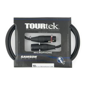 Cable micrófono de 3m XLR Samson Tourtek TM10