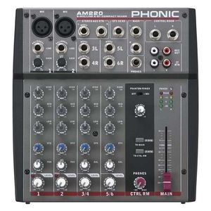 Mixer Phonic AM220 2 canales mono - 2 canales estéreo