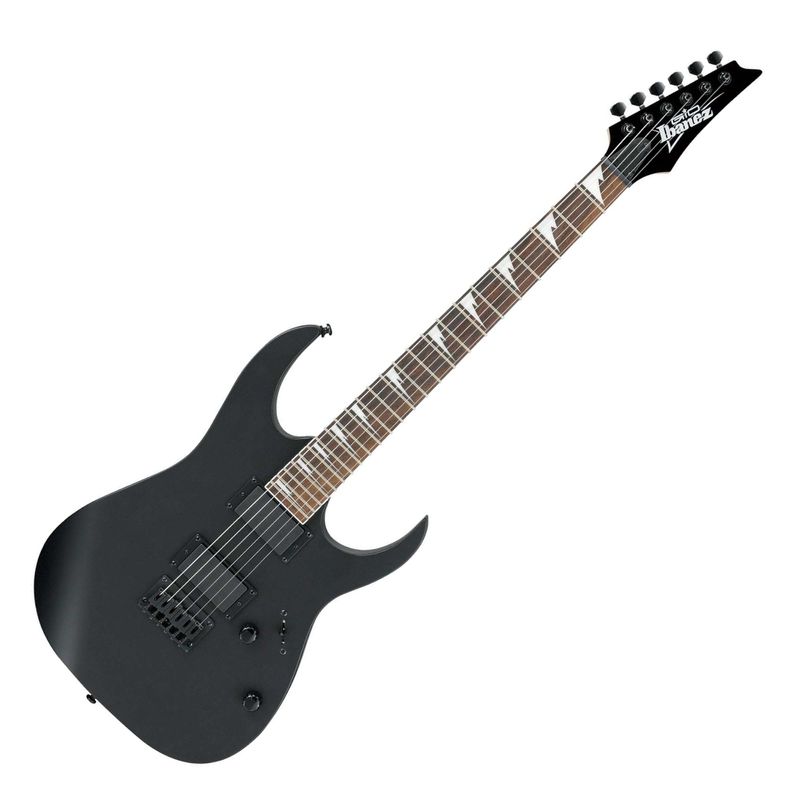 Guitarra eléctrica Ibanez GRG121DX color Black Flat - Audiomusica