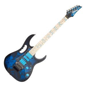 Guitarra eléctrica Ibanez JEM77P Signature Steve Vai - Blue Floral Pattern