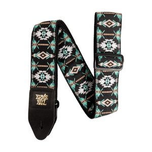 Correa para guitarra Ernie Ball Southwestern Turquoise Jacquard Strap P05325