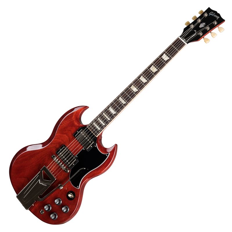 guitarraelectricagibsonsgstandard61sidewaysvibrolavintagecherry