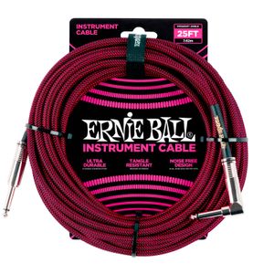 Cable para instrumento Ernie Ball P06062 7.5 mts - Red/Black