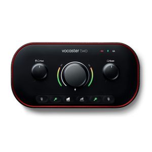 Interfaz de audio Focusrite Vocaster Two USB - Podcasts