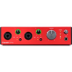 Interfaz de audio Focusrite Clarett+ 2 Pre