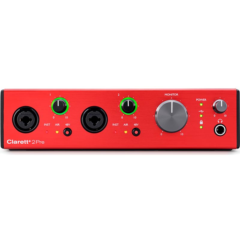FOCUSRITE ( フォーカスライト )Clarett+ 2 Pre USB Interfaz de audio Focusrite Clarett+ 2 Pre - Audiomusica