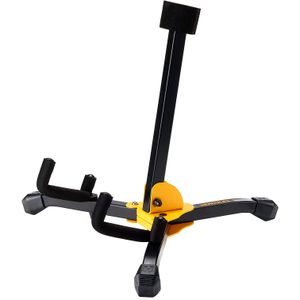 Mini atril para guitarra eléctrica Hercules GS402BB con funda de transporte