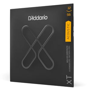 Cuerdas de guitarra acústica D´Addario XTABR1256 Light Coated 12-56