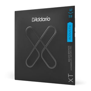 Cuerdas de guitarra acústica D´Addario XTABR1253 Light Coated 12-53