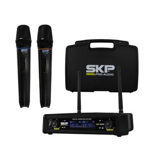 Microfono inalambrico de mano doble Aurax Skp UHF300D