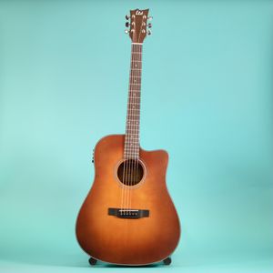 Guitarra eléctroacústica LTD LXAD100 - Antique Brown Sunburst Satin OPENBOX