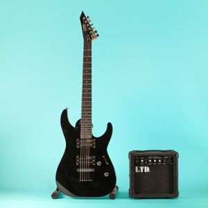 Pack de guitarra eléctrica LTD PACK M-10 - Black REACONDICIONADO
