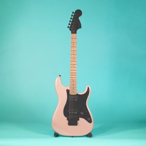 Guitarra eléctrica Squier Stratocaster HH FR Contemporary Shell Pink Pearl SEMINUEVO