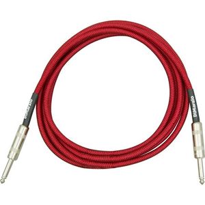 Cable para instrumento Dimarzio EP1721SS Overbraid - 6 metros - color rojo (red)