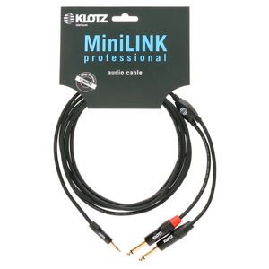 Cable miniplug a jack stereo Klotz Minilink Pro KY5 90CM