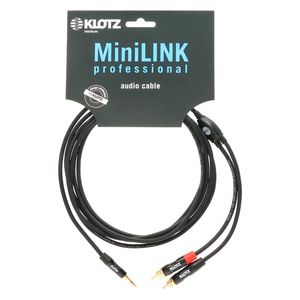 Cable TRS 3.5mm a RCA Klotz MiniLink Pro 0.9m