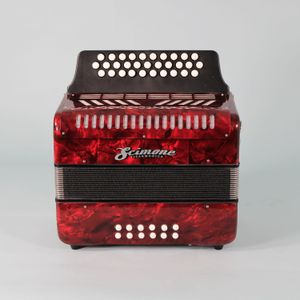 Acordeón Scimone L3012 de botones 12 bajos - Red OPENBOX