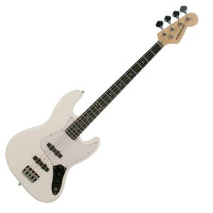 Bajo eléctrico Freeman E81 Jazz Bass - White