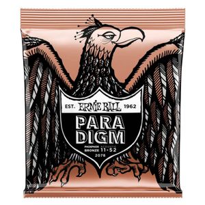 Cuerdas de guitarra Ernie Ball P02078 Paradigm Light Phosphor 11/52