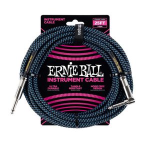 Cable para instrumento Ernie Ball P06060 7.5 mts - Blue/Black