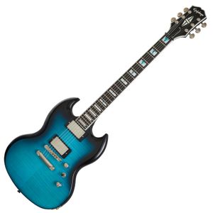 Guitarra eléctrica Epiphone SG Prophecy - Blue Tiger Aged Gloss