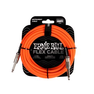 Cable de instrumento Ernie Ball P06421 color naranjo