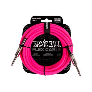 Cable de instrumento Ernie Ball P06418 color rosado