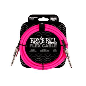 Cable de instrumento Ernie Ball P06413 color rosado