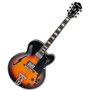 Guitarra eléctrica Ibanez Artcore AF75 - color brown sunburst (BS)