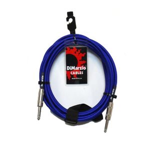 Cable para instrumento Dimarzio EP1721SS Overbraid - 6 metros - color azul