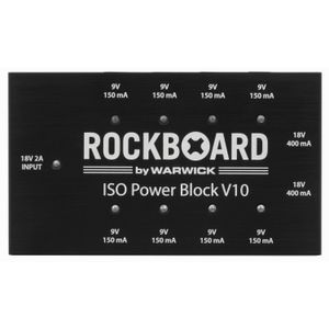 Fuente de alimentación para pedales de efecto RockBoard ISO power Block V10