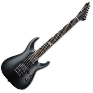 Guitarra eléctrica ESP E-II Horizon NT-7B Hipshot - Black Satin