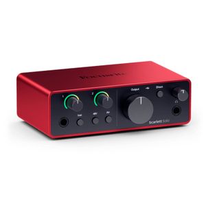 Interfaz de audio Focusrite Scarlett Solo 4th Gen