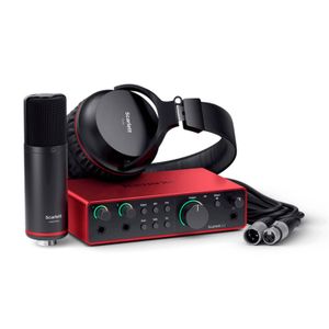 Pack de audio Focusrite Studio Scarlett 2i2 4th gen