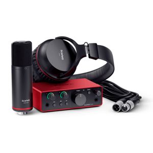 Pack de audio Focusrite Studio Scarlett Solo 4th gen