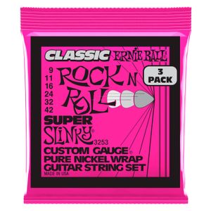 Pack de cuerdas para guitarra eléctrica Ernie Ball P03253