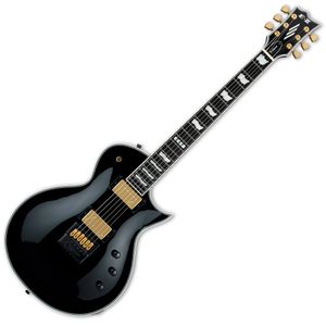 Guitarra eléctrica ESP E-II Eclipse Full Thickness Ever Tune  - Black