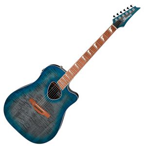 Guitarra electroacústica Ibanez Altstar - Blue Doom Burst High Gloss