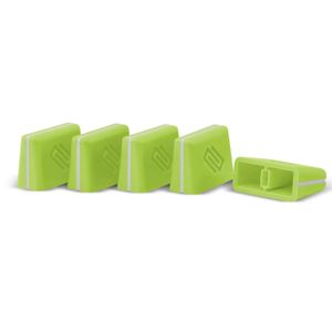 Cubiertas de Faders Reloop Verdes 5 unidades