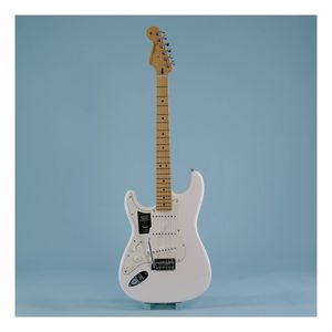 Guitarra eléctrica zurda Fender Player Stratocaster Maple - Polar White - SEMINUEVO