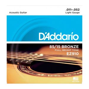 Cuerdas de guitarra Folk Daddario EZ910-E con cuerda E1 extra