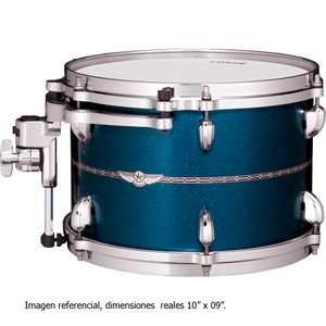 Tom TAMA Star Bubinga 10 x 9" - Satin Blue Metallic