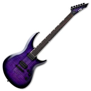 Guitarra eléctrica LTD Deluxe H3-1000FM - See-thru Purple Sunburst